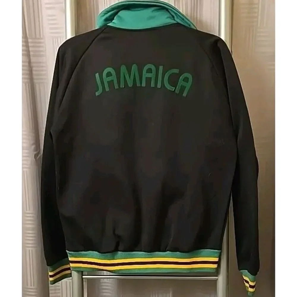 Retro-League Jamaica Football Federation Zip-Up Jacket Sz S‎